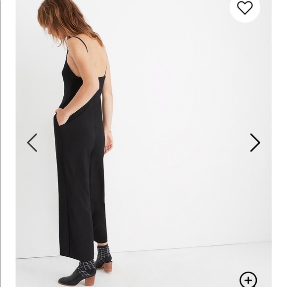 NEW • Madewell • Thistle Cami Jumpsuit Black 4 - Picture 2 of 6